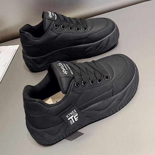 Damen Komfort-Sneaker mit dicker Sohle und atmungsaktivem Obermaterial EB