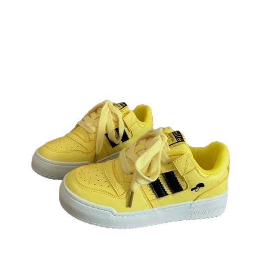 Damen Sneakers mit modischer Oberflächenstruktur und stoßdämpfender Sohle EB
