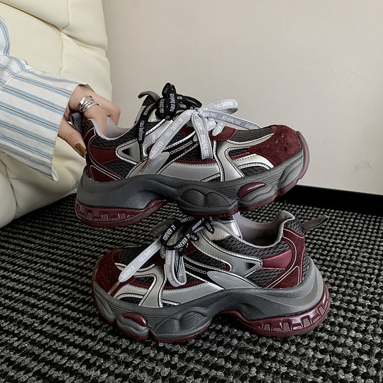 Damen Sportliche Sneakers mit innovativem Design und atmungsaktiver Obermaterialstruktur EB