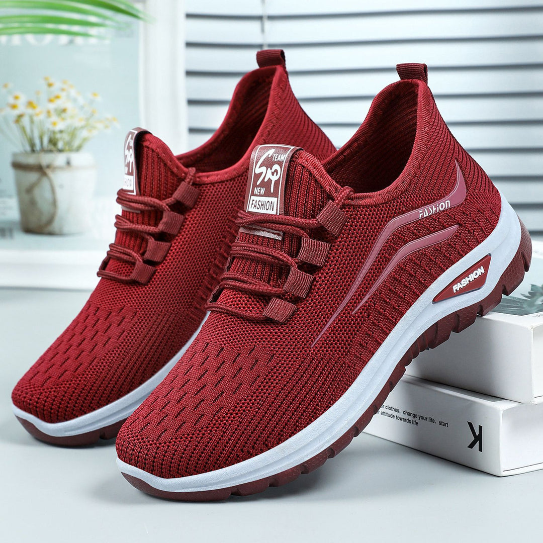 Damen Leichte und atmungsaktive Laufschuhe mit elastischem Schaft EB