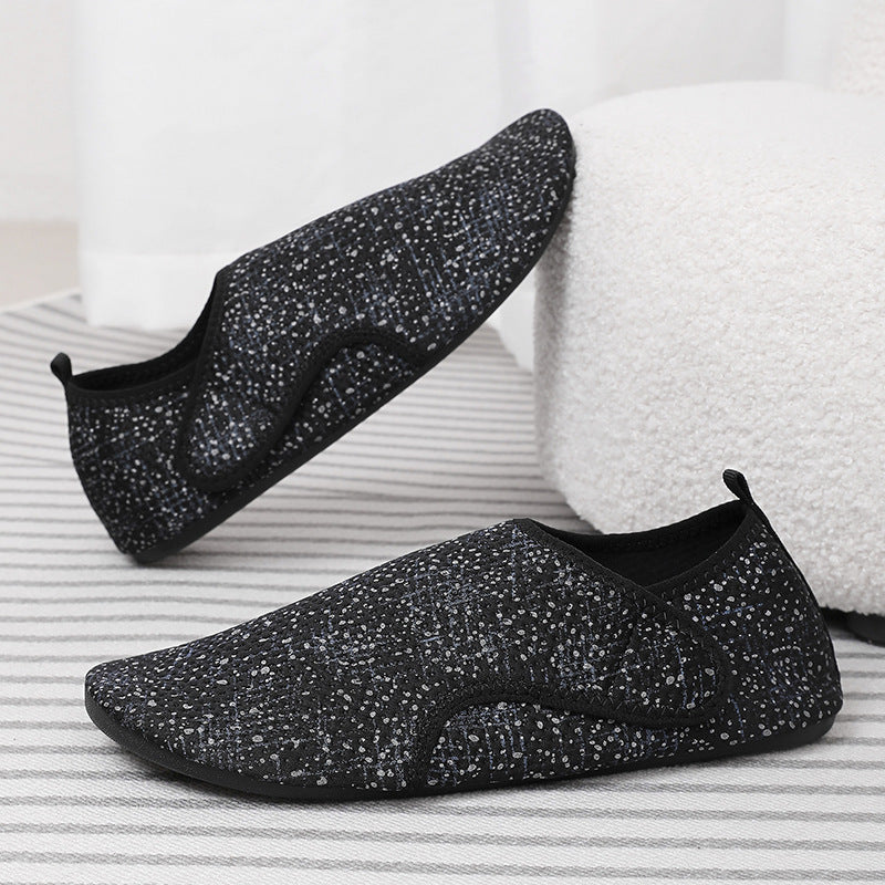 Damen Bequeme Strick-Hausschuhe mit flexiblem Design EB