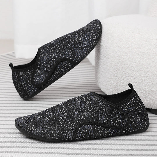 Damen nan nahtloser Strick-Slipper mit ultraflexibler Antirutschsohle EB