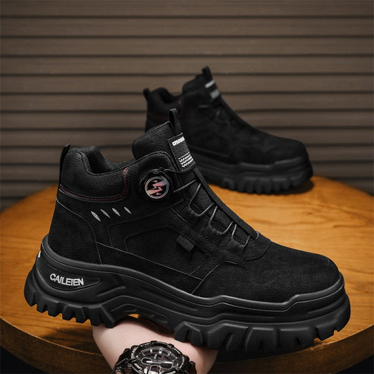 Damen Sportliche High-Top Sneakers mit innovativem Verschlusssystem und rutschfester Sohle EB