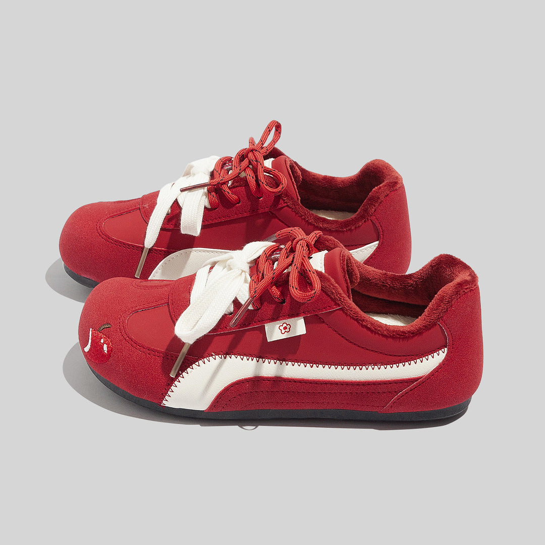 Damen Sneakers mit verspieltem Katzenmotiv und bequemer Dämpfung EB