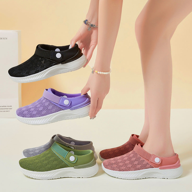 Damen Atmungsaktive Komfort-Schuhe mit elastischem Verschlusssystem EB