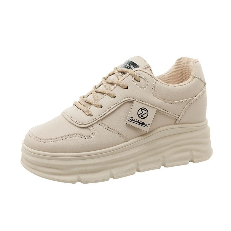 Damen modische Plateau Sneakers mit effektiver Dämpfung und hochwertiger Oberflächenstruktur EB