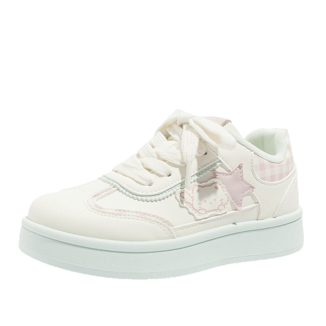 Damen Sneakers mit verspieltem Sternenmuster und weichem Innenfutter EB