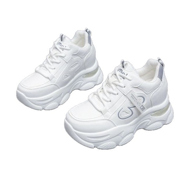 Damen Sportliche Chunky Sneakers mit atmungsaktiven Mesh-Einsätzen und robustem Design EB