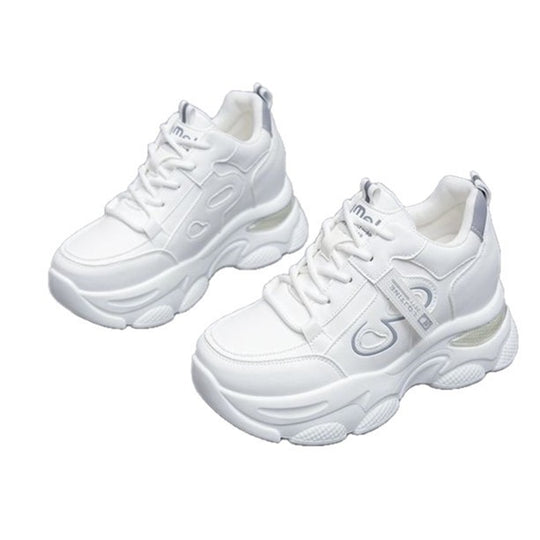 Damen Sportliche Chunky Sneakers mit atmungsaktiven Mesh-Einsätzen und robustem Design EB
