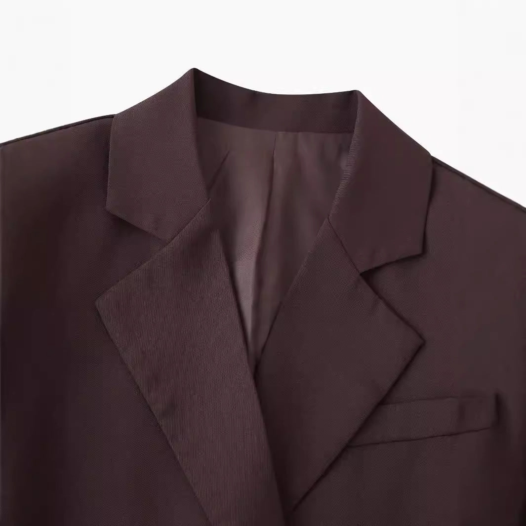 Damen elegante Blazerjacke im klassischen Schnitt EB