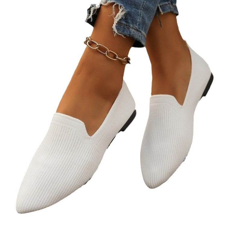 Damen modische Slipper im eleganten Punktmuster EB