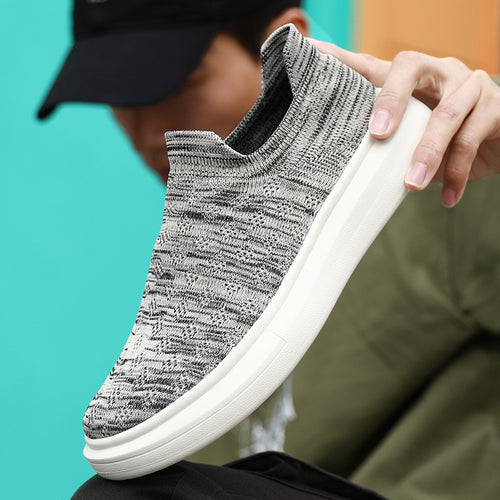 Unisex nan leichter Strick-Slipper mit perforierter Atmungsstruktur und dämpfender Leichtsohle EB