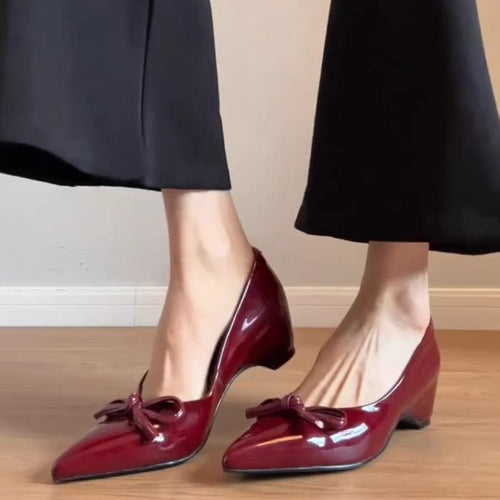 Damen elegante Slingback-Pumps mit feinem Riemchen und komfortablem Blockabsatz EB