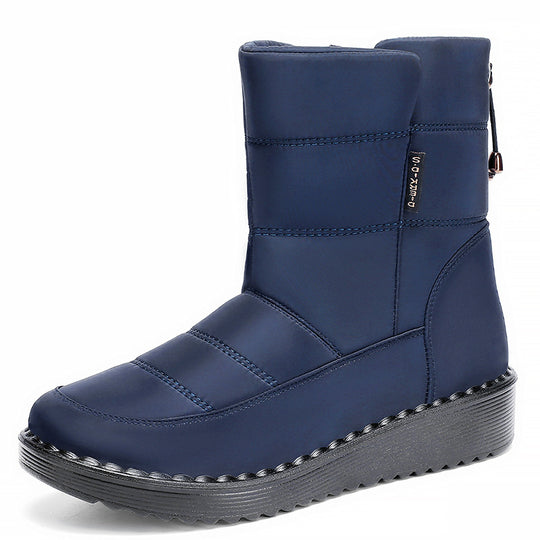 Damen Wärmende Winterstiefel mit rutschfester Sohle und praktischem Reißverschluss EB