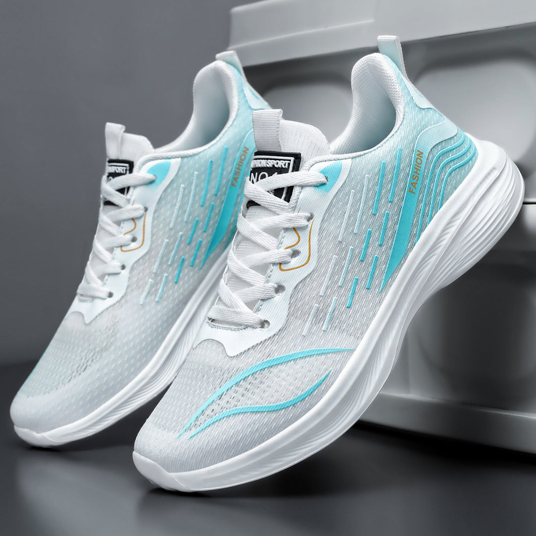 Damen Sportliche Sneakers mit atmungsaktiver Mesh-Oberfläche und dynamischem Dämpfungssystem EB