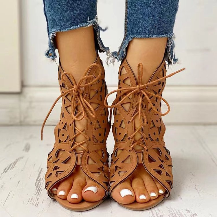 Damen Sandalen im Cut-Out-Design EB