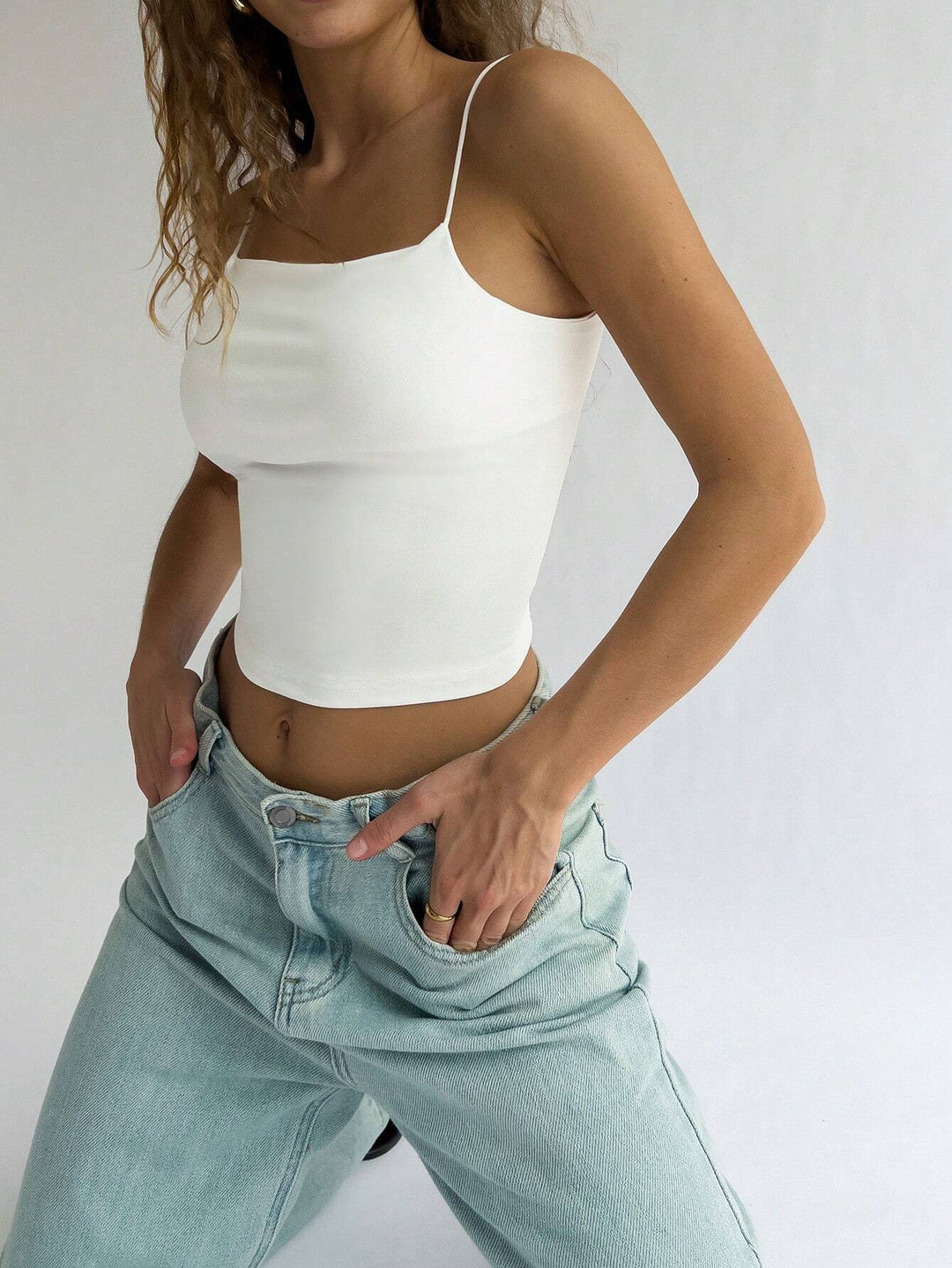 Damen ärmelloses Crop-Top EB