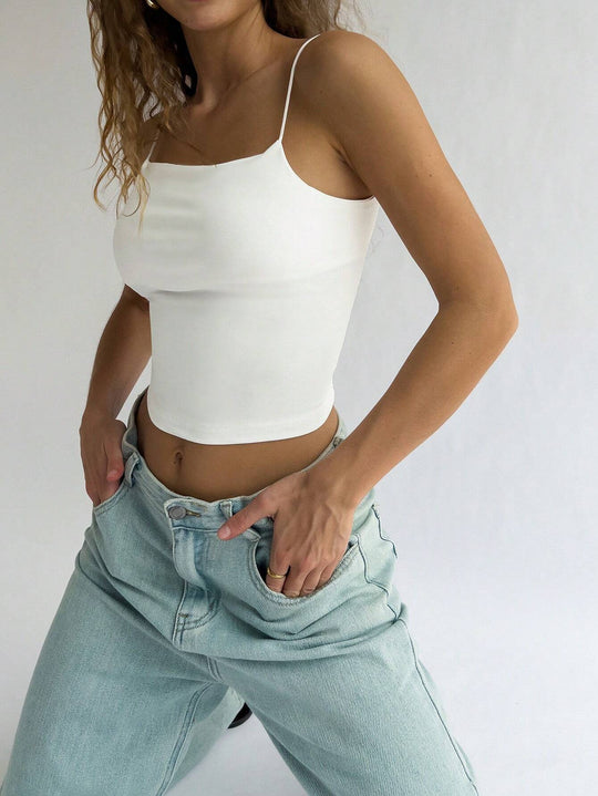 Damen ärmelloses Crop-Top EB