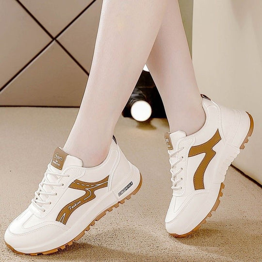 Damen leichte und sportliche Sneaker mit dämpfender Sohle EB