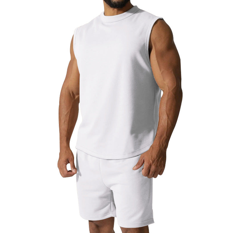 Herren sportliches Kurzarm-Set aus atmungsaktivem Material EB