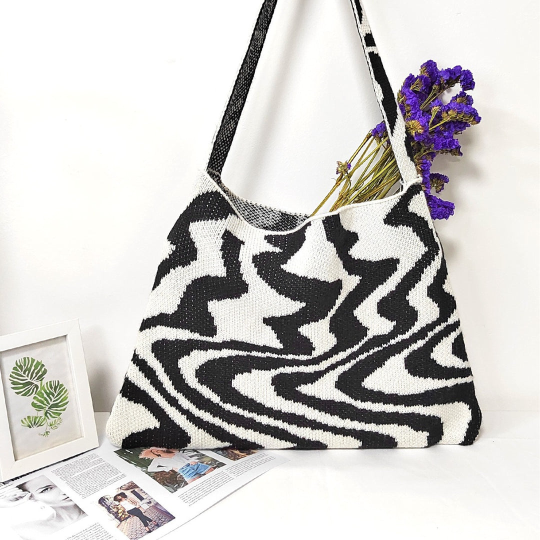 Damen Tasche mit geometrischem Muster EB