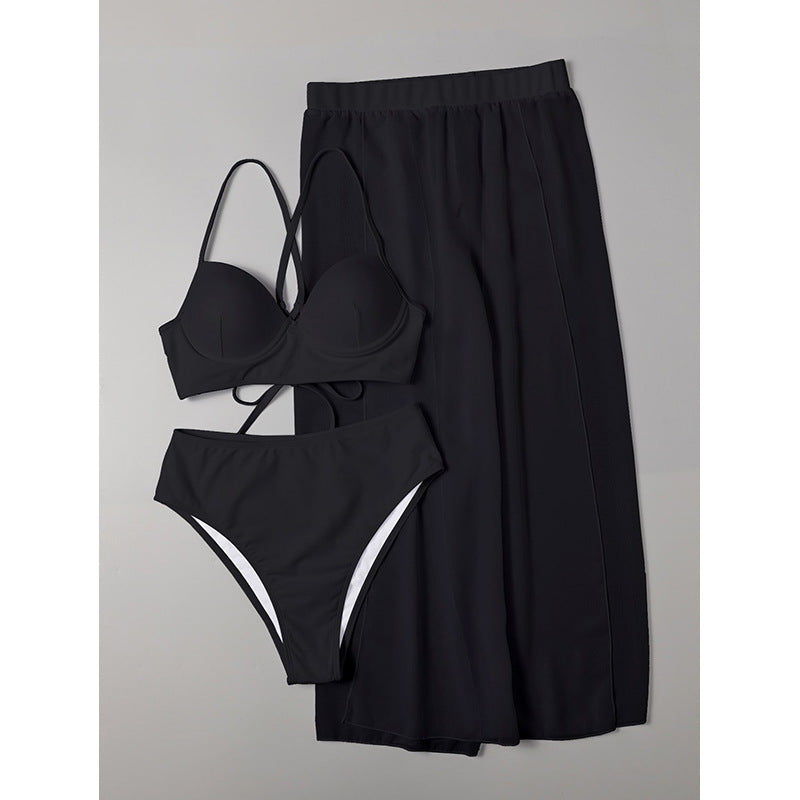 Damen Bikini-Set mit schickem Maxi-Rock EB