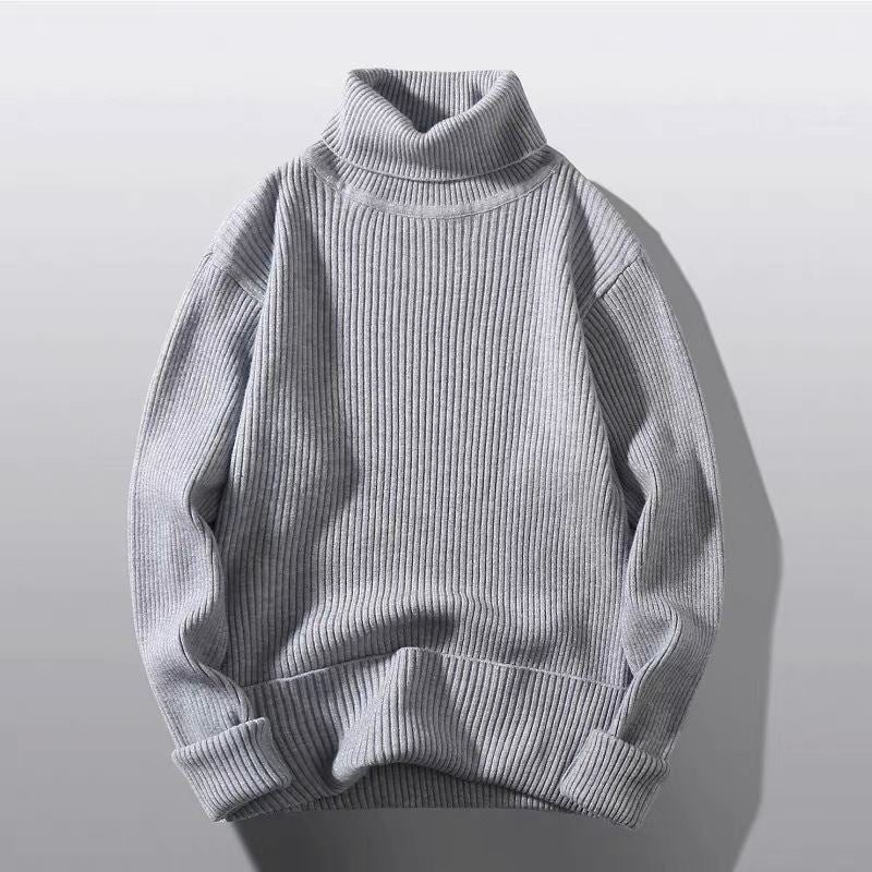 Damen modischer Rollkragenpullover aus weichem Strick EB