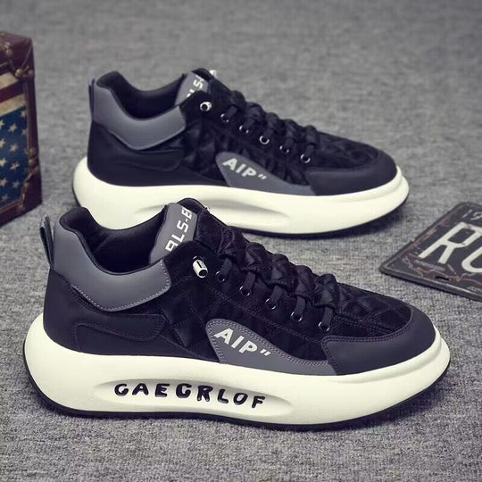 Damen Sportliche High-Top Sneakers mit dämpfendem Sohlenprofil und robustem Design EB