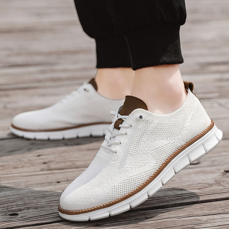 Herren gestrickter Komfort-Sneaker mit atmungsaktivem Strickoberteil und flexibler EVA-Laufsohle EB