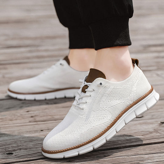 Herren gestrickter Komfort-Sneaker mit atmungsaktivem Strickoberteil und flexibler EVA-Laufsohle EB