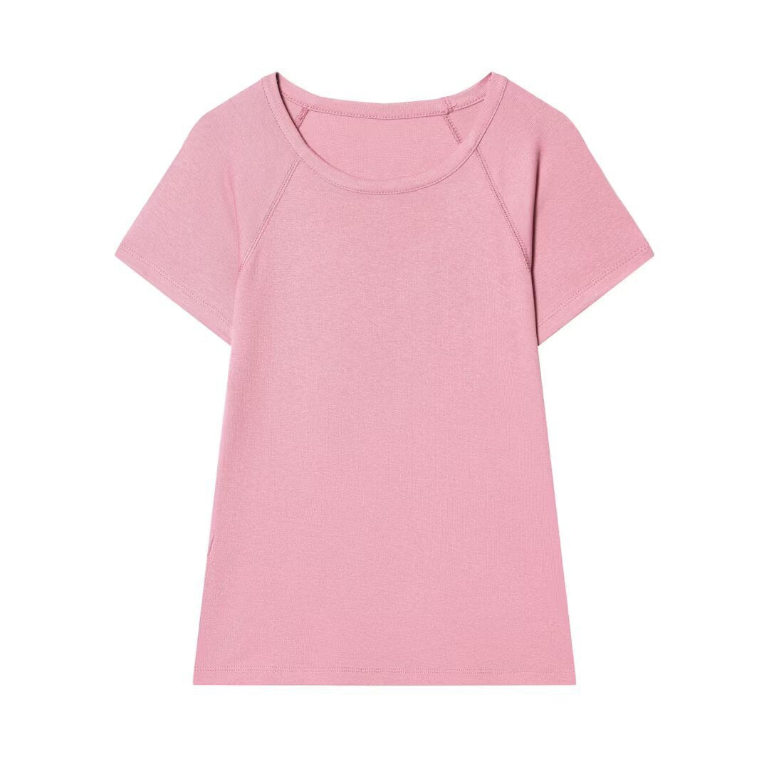 Damen komfortables Basic T-Shirt EB