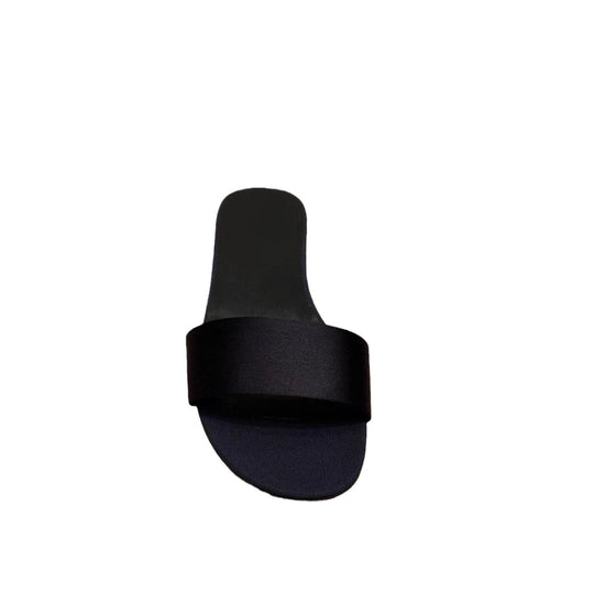 Damen modische Slipper mit breitem Riemen und komfortabler Innensohle EB