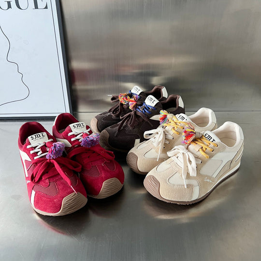 Damen Sportliche Sneakers mit modischem Design und atmungsaktiver Struktur EB