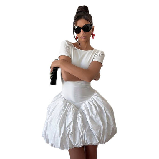 Damen Skaterkleid mit voluminösem Rock EB