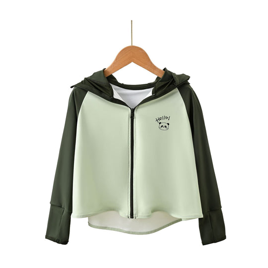 Damen UV-Schutzjacke mit Kapuze und leichtem, atmungsaktiven Material EB