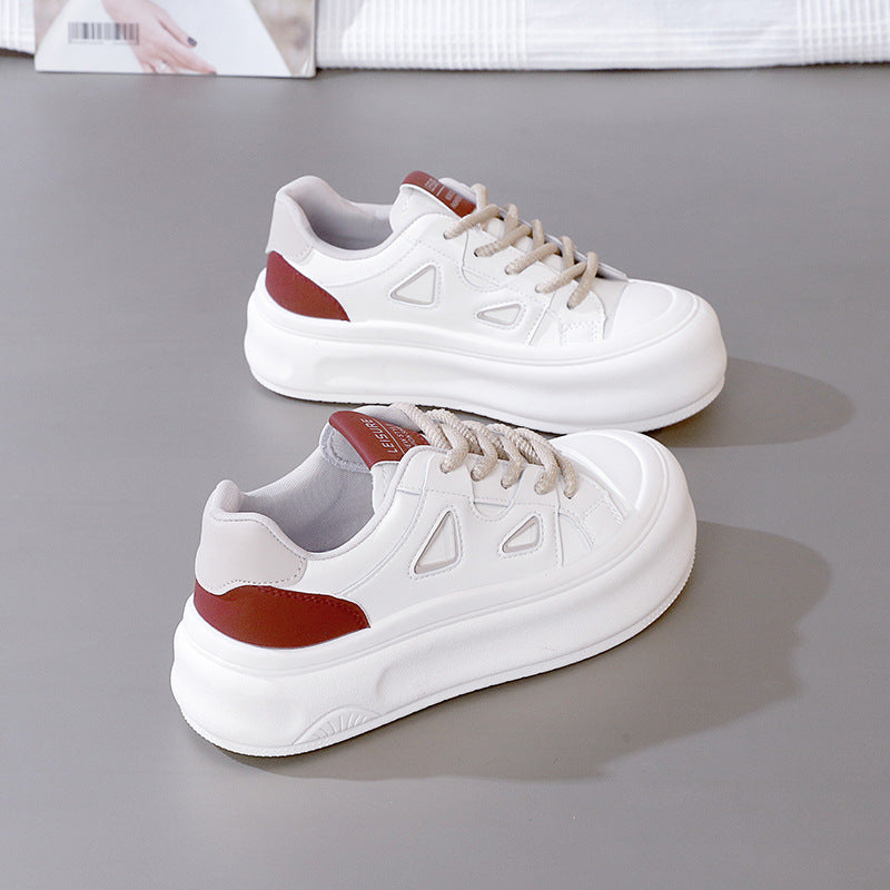 Damen Modische Plattform Sneakers EB