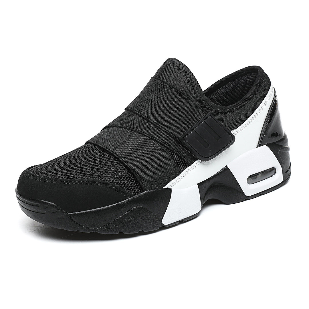 Damen Sportliche Slip-On Sneakers mit verstellbarem Riemen EB