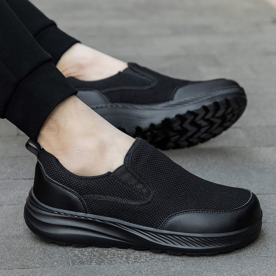Damen Slip-On Freizeitsneaker mit atmungsaktiver Mesh-Oberfläche und rutschfester Sohle EB