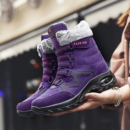 Damen Winterstiefel mit kuscheligem Innenfutter und rutschfester Sohle EB