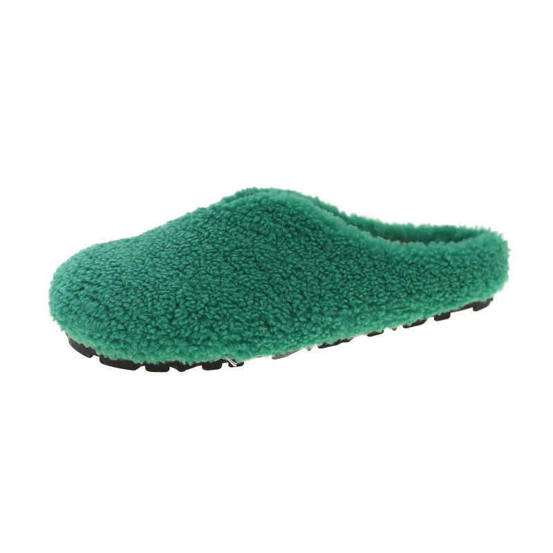 Damen Flauschige Hausschuhe mit rutschfester Sohle und weichem Innenfutter EB
