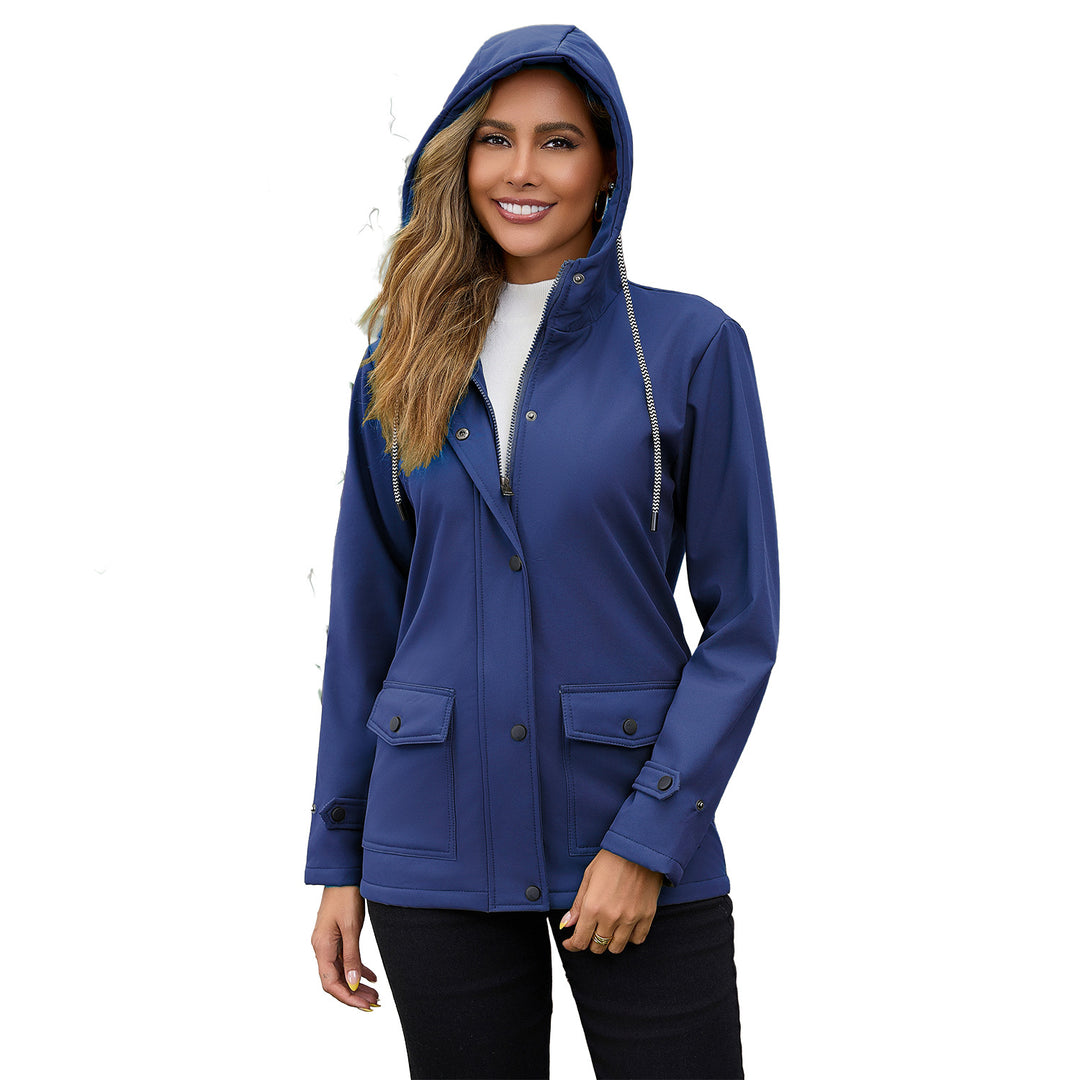 Damen Kapuzenjacke mit weichem Fleece-Futter EB