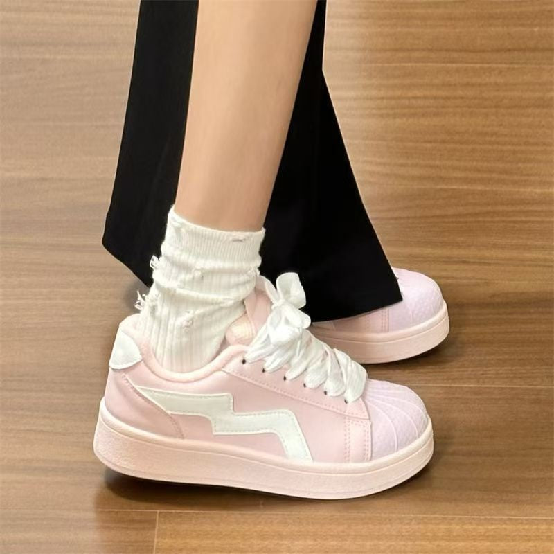 Damen Modische Sneaker mit atmungsaktivem Obermaterial und bequemer Dämpfung EB