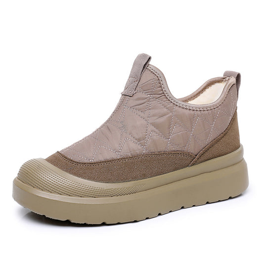 Damen Bequeme und wetterfeste Slip-On Boots mit weichem Innenfutter EB