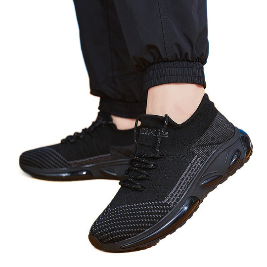 Damen Strick-Laufschuhe mit stoßdämpfender Sohle und atmungsaktivem Design EB