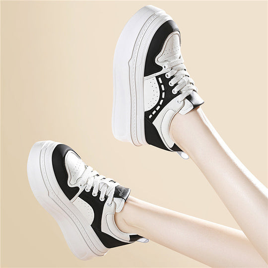 Damen Sportliche Plateau-Sneaker mit atmungsaktiver Cushion-Sohle EB