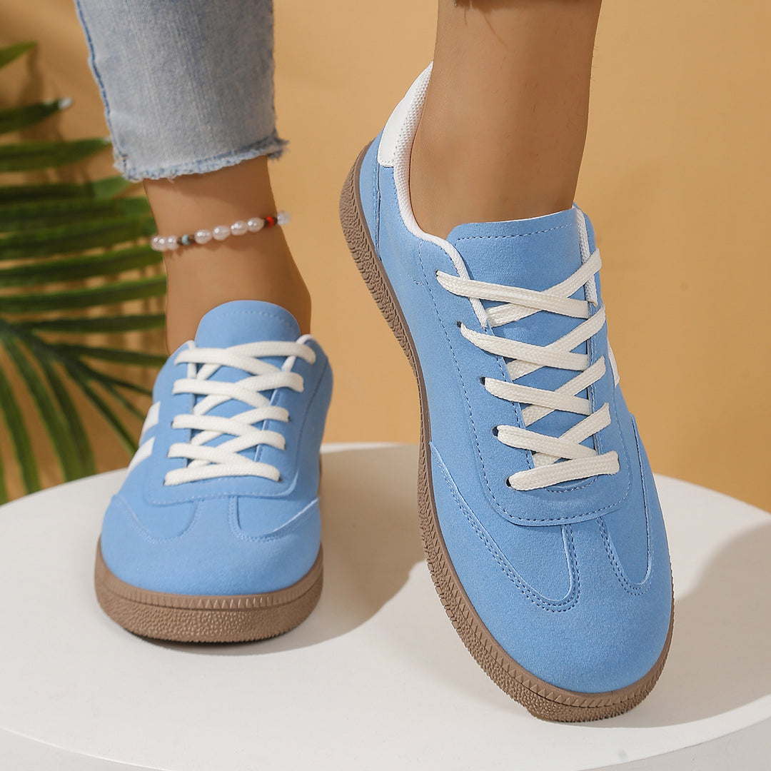 Damen Sportliche Freizeitschuhe mit atmungsaktiver Oberflächenstruktur und rutschfester Sohle EB