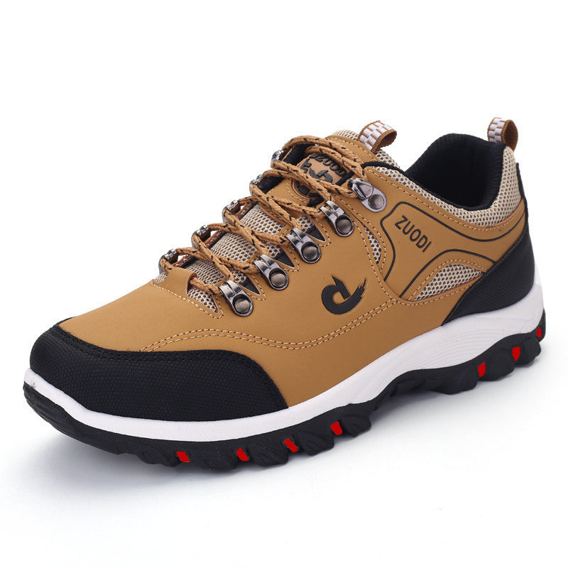 Herren robuste Trail‑Trekking‑Sneaker mit verstärkter Zehenkappe, Metallösen und multidirektionaler Profilsohle EB