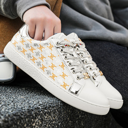 Damen Modische Elegante Sneakers mit edlen Details EB