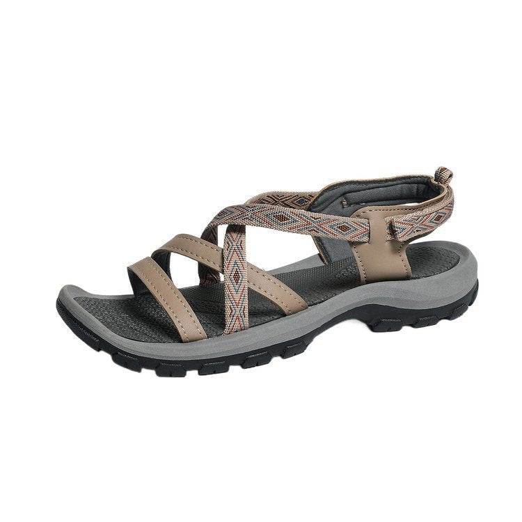 Damen Sportliche Sandalen mit ergonomischem Riemendesign und rutschfester Sohle EB
