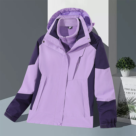 Herren winddichte Softshelljacke mit integriertem Microfleece-Innenlayer und verstellbarer Kapuze EB